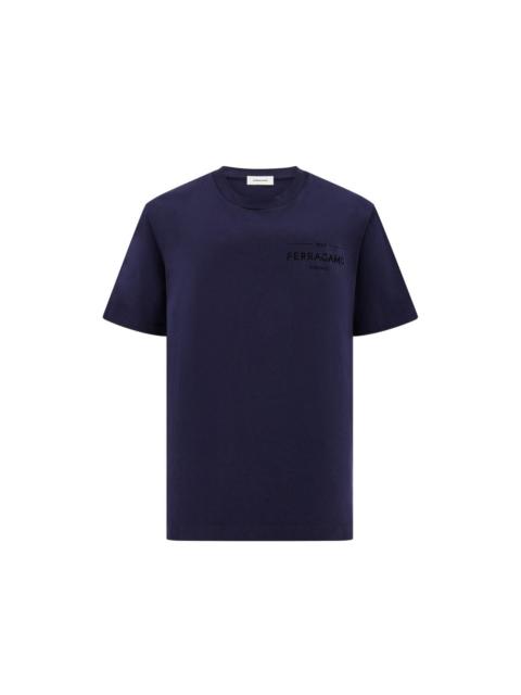 FERRAGAMO Ferragamo Blue T-Shirts & Vests - T-Shirts Men