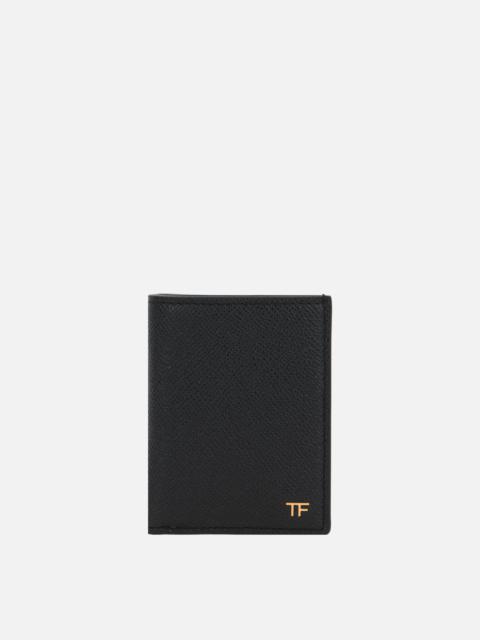 TOM FORD TEXTURED LEATHER CARD CASE