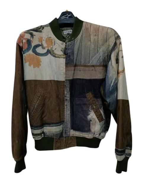 Paul Smith Paul Smith London full print corduroy bomber jacket