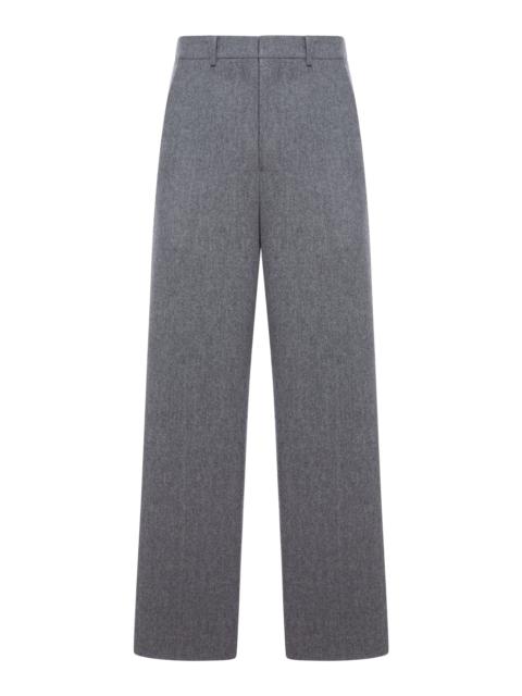 AMI Paris TAILORED WOOL FLANNEL TROUSERS