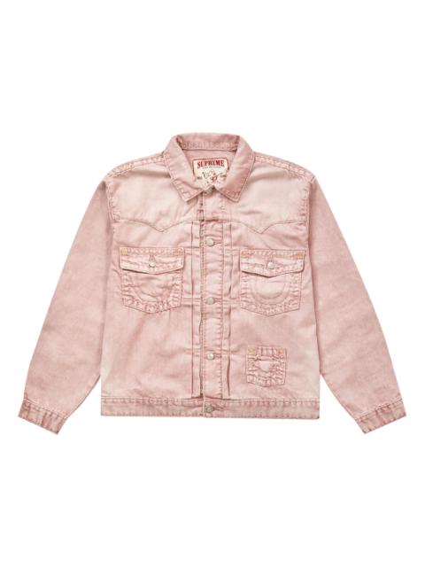 Supreme Supreme True Religion Denim Trucker Jacket Pink