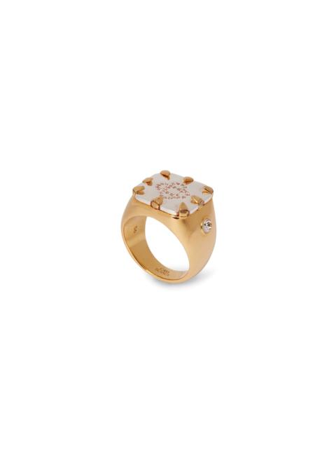 CASABLANCA CC Logo Signet Ring | Casablanca Paris