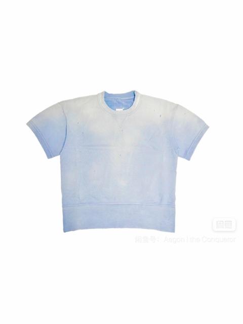 visvim Visvim 23SS Court Sweat S/S Crash Distressed Short Sleeve Sweatshirt