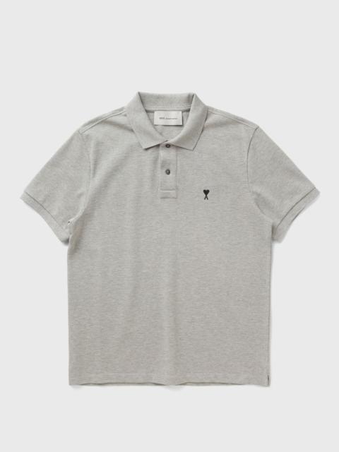 AMI Paris CONTRASTED AMI DE COEUR POLO SHIRT