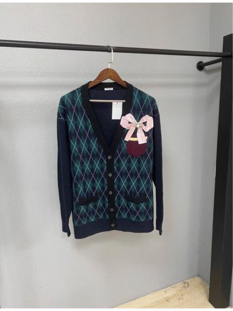 Miu Miu Miu Miu Wool Bow Cardigan