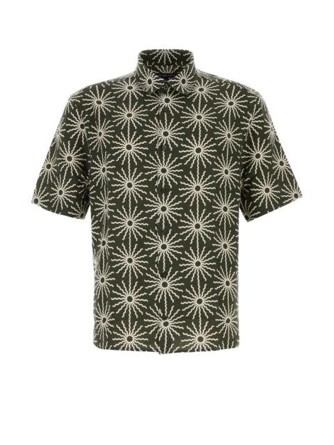 FRESCOBOL CARIOCA Printed linen Castro shirt