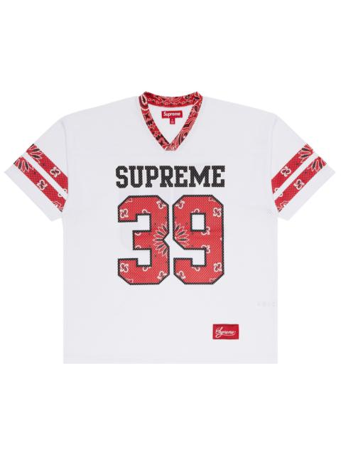Supreme Supreme Bandana Football Jersey 'White'