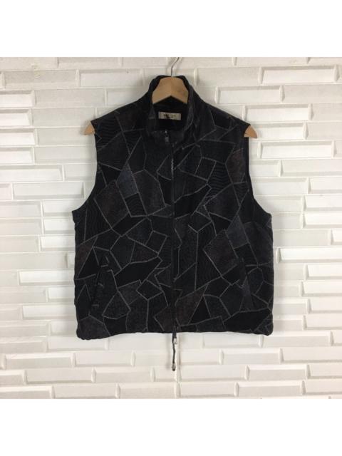 Other Designers Patchwork Design Japanese Brand Vest