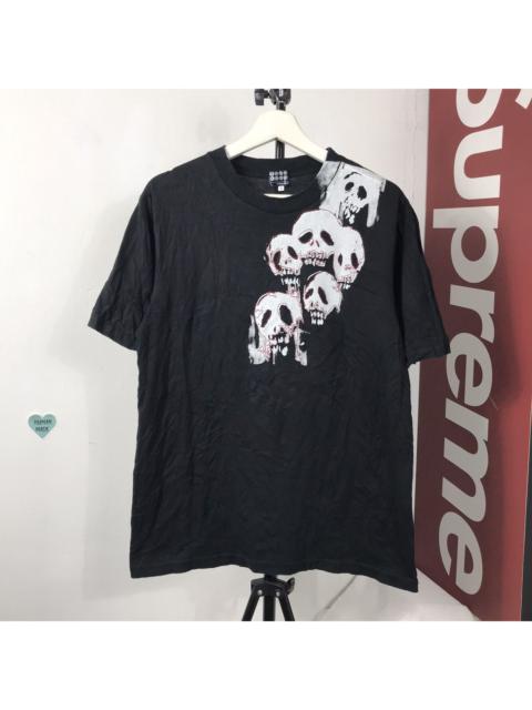 Other Designers Takeo Kikuchi Skull's jesus punk necklace Typography Tee