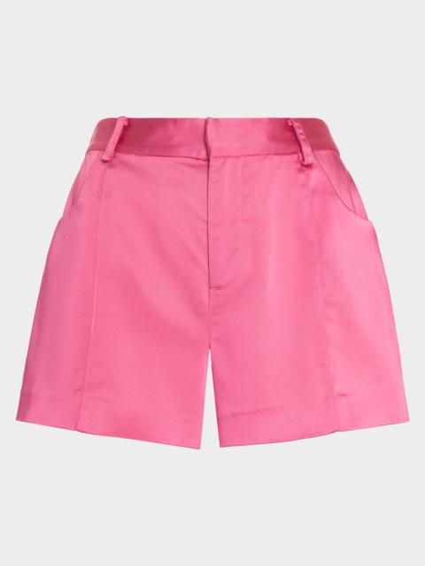 RAMY BROOK Rosalind Satin Mini Shorts