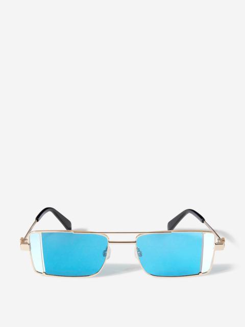 【送料&関税込】Off-White Cortez Sunglasses - Unisex Cortez Sunglasses in GOLD | Off-White™