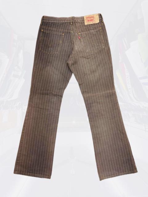 Vintage Levis 517-61 Flared Bootcut Stripe Jeans