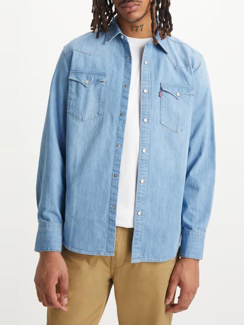 levi's Barstow Western Standard Snap Front Shirt in Esta Noche at Nordstrom