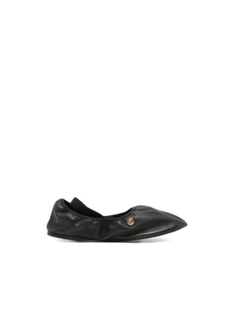 VERSACE Versace Black Ballet Flats Women