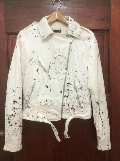 Diesel Rare 🔥 Diesel G-Lupus Splattered Biker Jacket