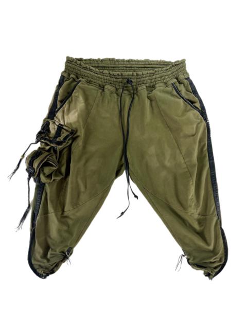 Other Designers Kmrii Vintage Sarouel Long-shorts - Leather side stripes