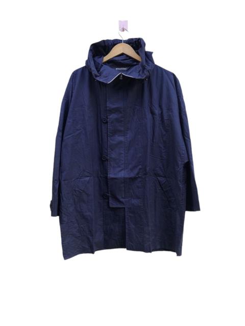Other Designers 80s WINDCOAT ISSEY MIYAKE BUTTON AND ZIPPER