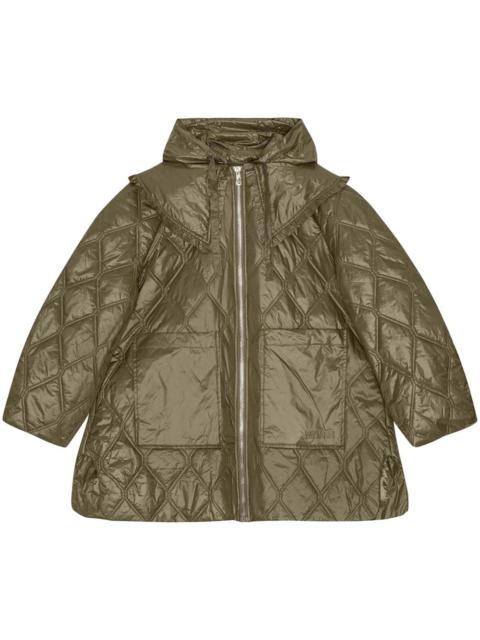 Ganni Women Quilted Short Jacket