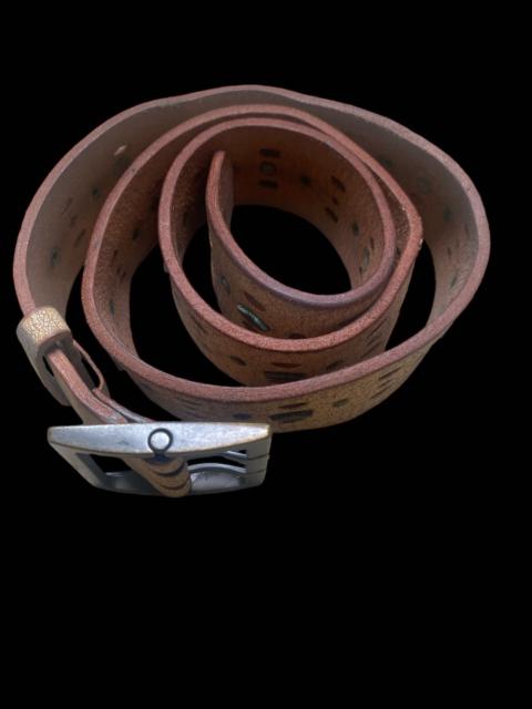 Other Designers Vintage-Vintage Leather Belt Studded 