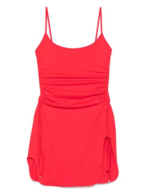 THE ATTICO adjustable-side straps mini dress
