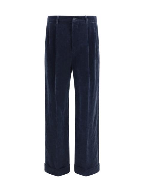 Valentino Valentino Men Pantalone | Collection | Washed Velvet
