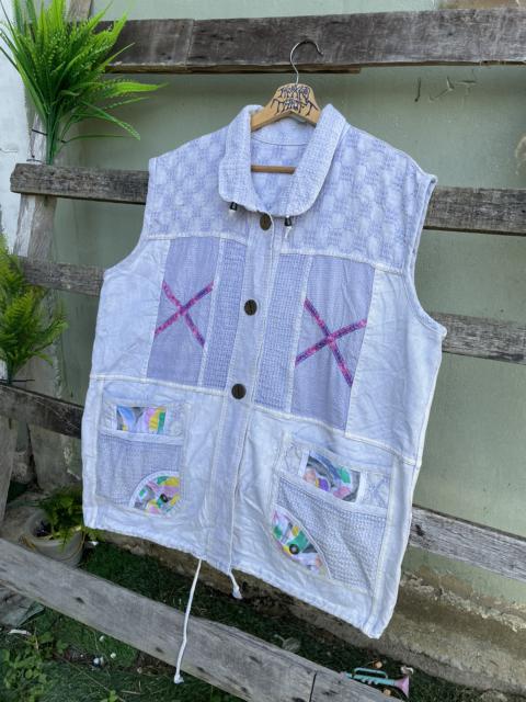 Other Designers Vintage - ⚡️Vintage Sashiko Boro Kapital Inspired Vest Japan