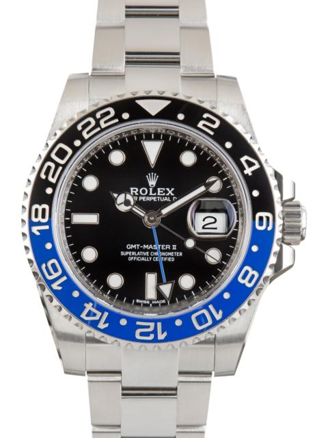 ROLEX Pre-Owned Rolex GMT-Master II Batman Bezel Ref 116710BLNR