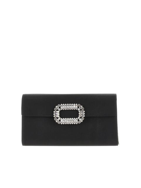 Roger Vivier 'SEXY CHOC' SATIN CLUTCH