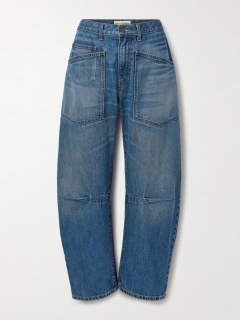 NILI LOTAN Shon High-rise Barrel-leg Jeans