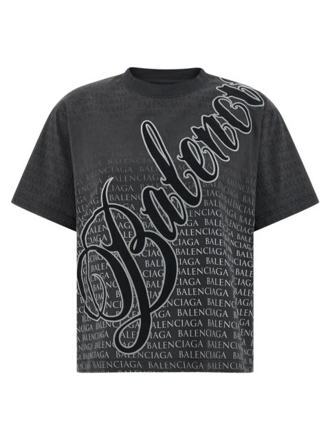 BALENCIAGA Balenciaga Women 'Cursive' T-Shirt