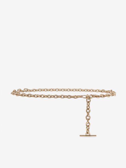 Alexander McQueen T-Bar Chain Belt