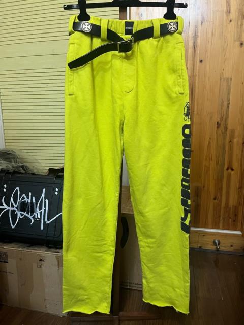 VETEMENTS Vetements 19SS Neon Yellow Track Pants