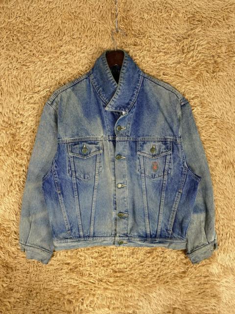 Other Designers Vintage Edwin Faded Denim Jeans Jacket J2257