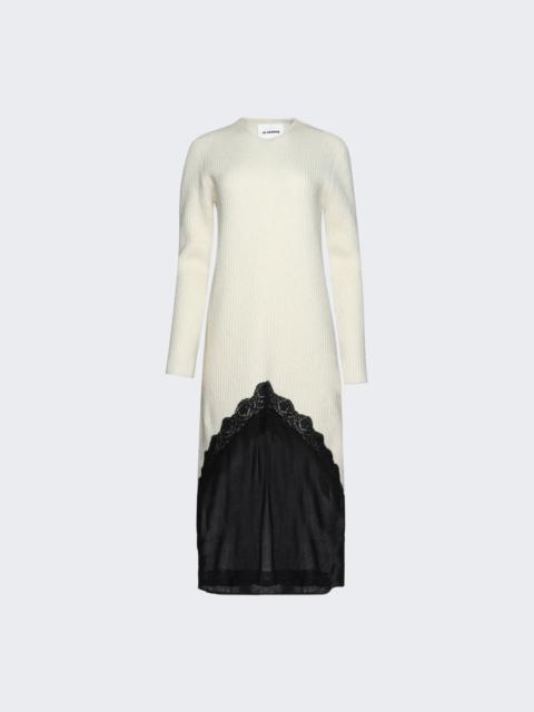Jil Sander Midi Dress Eggshell