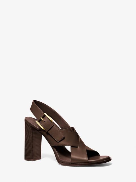 MICHAEL KORS Jasmine Leather Sandal
