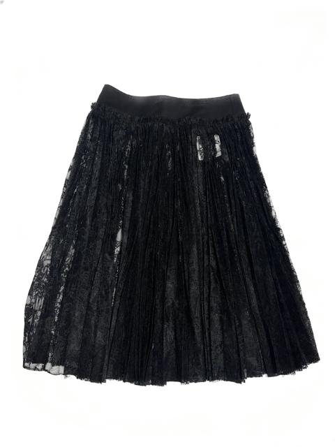 Comme Des Garçons Comme des Garçons 2016 AD Lace Pleated Skirt