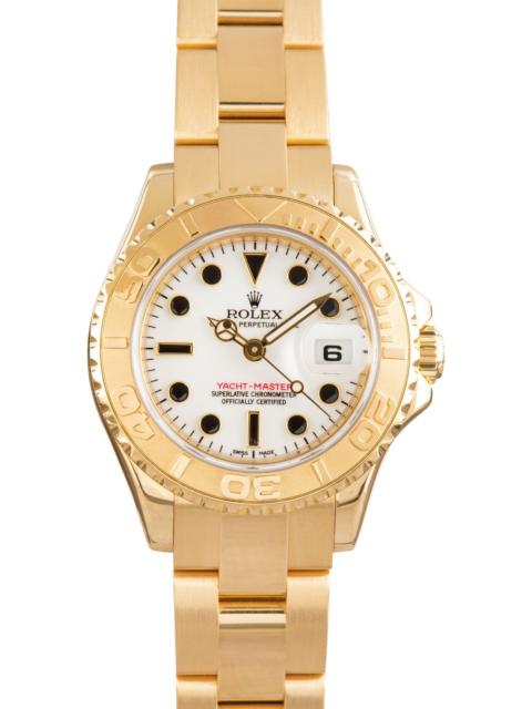 ROLEX Rolex Yacht-Master 29 Ref 169628 White Dial