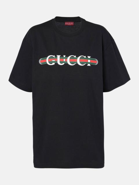 Gucci Lido printed cotton jersey T-shirt