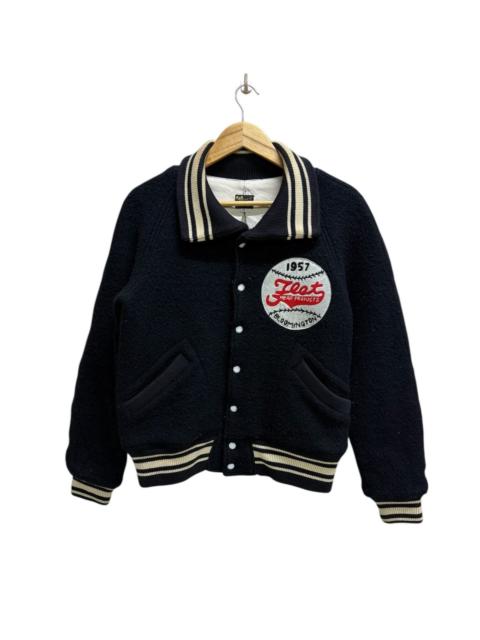Other Designers The Flat Head Product Bloomington 1957 Black Wool Varsity