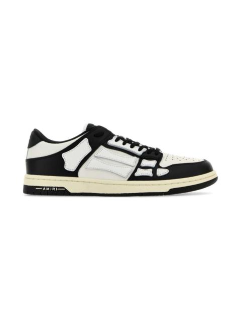 AMIRI Two-tone Leather Skel Sneakers