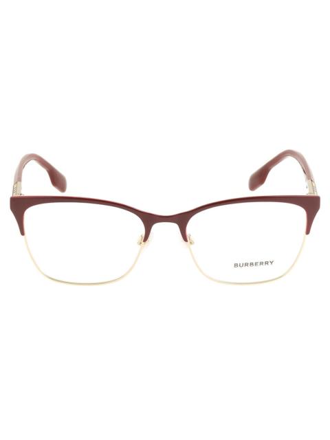 Burberry Open Box - Burberry Demo Cat Eye Ladies Eyeglasses BE1362 1292 54