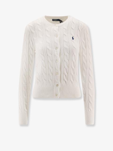POLO RALPH LAUREN - Polo Ralph Lauren Cotton Cardigan With Contrasting Logo