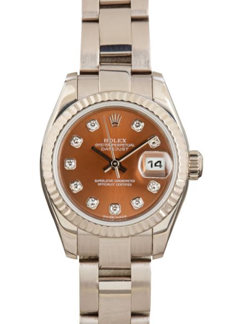 ROLEX Rolex Datejust 179179 Bronze Diamond Dial