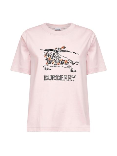 Burberry Burberry Women Pink Cotton Ekd Sketch T-Shirt