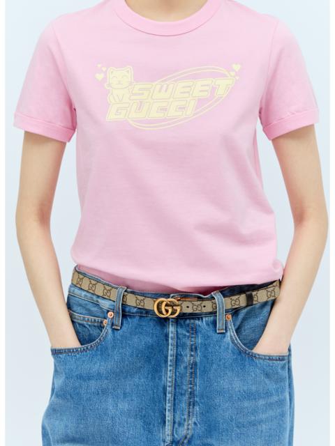 GUCCI Gucci Women Gg Marmont Reversible Thin Belt