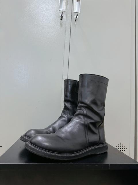 Rick Owens Rick Owens Creeper High-Top Leather Military Boots