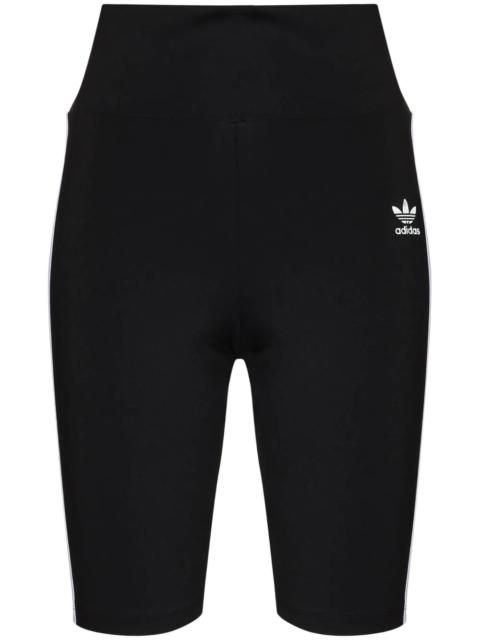adidas three-stripe detail shorts