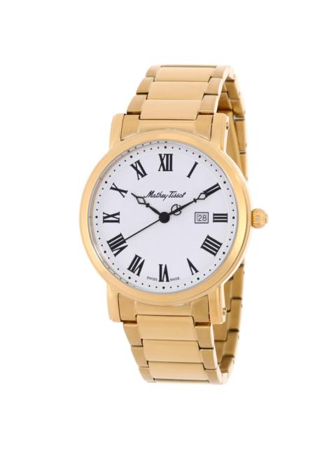 Other Designers Mathey-Tissot City Quartz White Dial Men's Watch HB611251MPBR