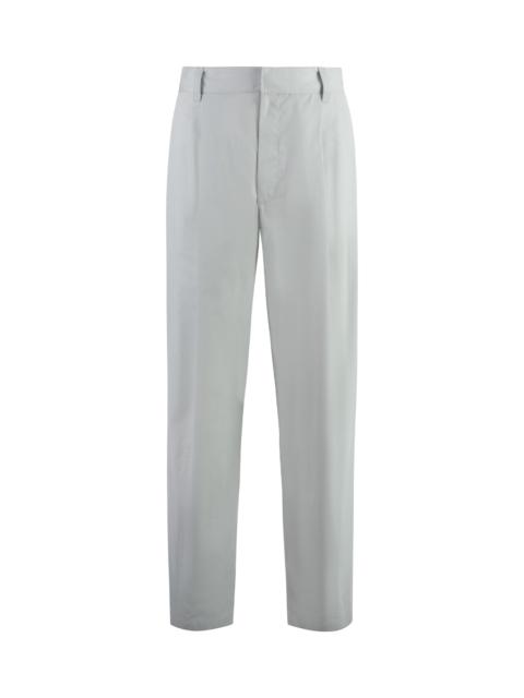 Cotton-silk Trousers