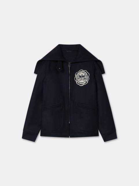 KENZO 'KENZO Badges' peacoat in mixed wool
